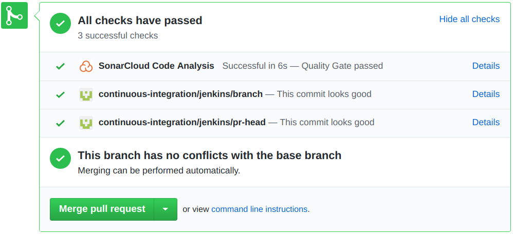 GitHub Pull Request decoration